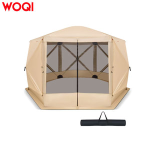 WOQI Toldo <span class=keywords><strong>de</strong></span> Doble Capa para Tres Estaciones, Tipo Recto Plegable, para Hogar y Camping, con Varillas <span class=keywords><strong>de</strong></span> Fibra <span class=keywords><strong>de</strong></span> Vidrio, para Exteriores - Product Image 1