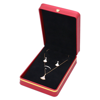 FADELI PACKING Boîte d'emballage pour bijoux en cuir PU, fabrication artisanale, pour colliers, bracelets, boucles d'oreilles et joncs - Vente chaude