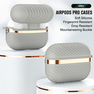 Funda de silicona suave de lujo <span class=keywords><strong>para</strong></span> auriculares con gancho, goma de silicona líquida colorida <span class=keywords><strong>para</strong></span> Apple <span class=keywords><strong>Airpods</strong></span> Pro 2, fundas <span class=keywords><strong>para</strong></span> auriculares - Product Image 4