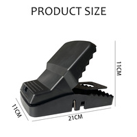 Pièges à souris professionnels 21*11*11cm pour l'intérieur, réutilisables, en plastique, pour tuer les rats et les souris