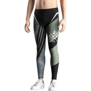 Pantalones de Compresión Deportivos para Hombre, Alta Elasticidad, Secado Rápido, Tela Transpirable para Artes Marciales, Entrenamientos de Gimnasio y Sparring - Product Image 2
