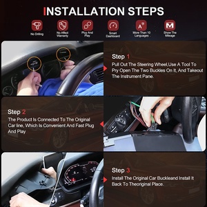Navihua Digital Instrument Cluster GPS Navigation DVD Player LCD Display Instrument Cluster Digital <b>for</b> BMW 5 Series F10 F11 - Product Image 6