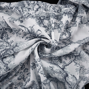 Spring and Autumn New Country Ink Printing <b>Bubble</b> Sleeve Collar Tie Retro Short Dresses Fashion - Product Image 6