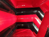 Commercial EN-14960 Enfants Saut Gonflable Château Parc D'attractions Aire De Jeux En Plein Air Fun City Tiktok Thème Gonflable Toboggan Sec