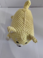 Jouet à mâcher pour chien en peluche écologique, résistant aux morsures, interactif, design animal de dessin animé, anti-ennui, pour petits et grands chiens