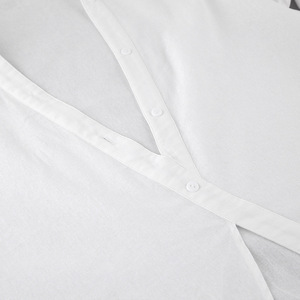 Nuovo Design nuovo stile camicia e pantaloncini di canapa Set di <span class=keywords><strong>abbigliamento</strong></span> in cotone organico Set di <span class=keywords><strong>abbigliamento</strong></span> <span class=keywords><strong>donna</strong></span> <span class=keywords><strong>sostenibile</strong></span> - Product Image 6