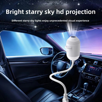 Mini projecteur d'étoiles USB 2-en-1, lampe de nuit, projecteur de vagues océaniques LED blanc chaud, lampe de projection au plafond pour chambre d'enfant