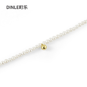 Dinle Natural Freshwater Pearl <b>Bracelet</b> White Less Than 3mm <b>Adjustable</b> Women's Everyday Wear Jewelry - Product Image 3