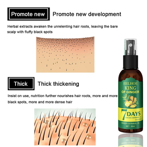 Spray capillaire au <span class=keywords><strong>gingembre</strong></span> EELHOE (30 ml en boîte) Traitement fortifiant pour les <span class=keywords><strong>cheveux</strong></span> et le cuir chevelu, sérum réparateur pour les <span class=keywords><strong>cheveux</strong></span> - Product Image 5