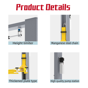 Nouveau style de pont élévateur économique pour véhicules, équipement d'entretien automobile à vendre, capacité de 4000 kg, pont élévateur le plus vendu, pont élévateur hydraulique à 2 colonnes - Product Image 3