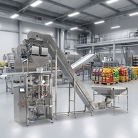 Machine d'emballage verticale électrique entièrement automatique pour l'emballage et le collage de produits alimentaires, de snacks, de chips et de biscuits (film/aluminium haute précision)