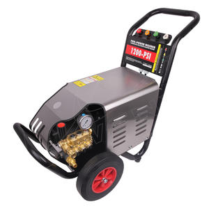 Hidrolavadora de Alta Presión de 2000W y 380V, Eléctrica, de Empuje, con Presión Ajustable, Agua Fría, para Limpieza de Autos, Desatascador de Tuberías de 9m - Product Image 3