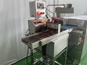 Đậu Phộng Thanh Kẹo Các Loại Hạt Lớp Phủ Máy Sô Cô La Ủ Enrobing Máy - Product Image 5