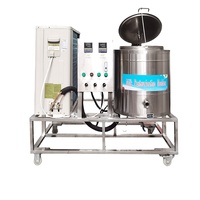 Yaourt de laiterie de petite échelle de style de réfrigération 30l-300l faisant la machine de pasteurisation de lait