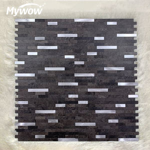 MyWow USA Europe <strong>Wall</strong> Mosaic <strong>Tiles</strong> 4mm <strong>Sticky</strong> Back Square Modern Classic Contemporary Bathroom Mosaic <strong>Tile</strong> - Product Image 4