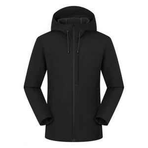 Veste d'extérieur unisexe tendance, coupe-vent, imperméable, respirante, légère, avec capuche, broderie personnalisée, idéale pour la randonnée - Product Image 4