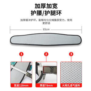 ชุดเข็มขัดนิรภัยแบบ 5 จุด เชื่อมต่อเร็ว ปรับได้ สีน้ำเงิน โพลีเอสเตอร์ สำหรับป้องกันการตกจากที่สูง ยี่ห้อ Zhongyuyou - Product Image 5