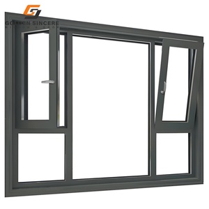 ที่เอียงอลูมิเนียมแบบเรียบง่าย GS และเปิดหน้าต่างด้วยกระจก Low-E - Product Image 3