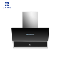 Hotte de cuisine intelligente murale professionnelle 60cm hotte aspirante avec hotte de cuisine de contrôle de filtre en acier inoxydable convertible