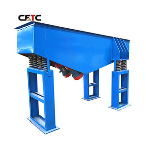 Alimentateur vibrant haute efficacité 200 t/h avec fonction de criblage pour le cuivre, les galets et le calcaire, composant essentiel : moteur - Product Image 1