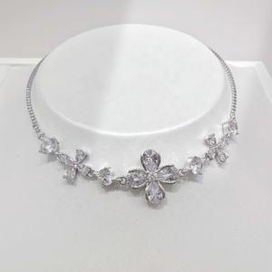 กำไลข้อมือเทนนิสแฟชั่นหรูหราเงินแท้ 925 ประดับเพชรทรงเรขาคณิตน่ารักสำหรับผู้หญิงและเด็ก ของขวัญฤดูร้อน - Product Image 4