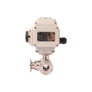 Contrôle du débit d'eau à 3 voies 24V DC On-Off 24V DC Vanne à boisseau sphérique motorisée automatique intelligente sanitaire personnalisable Gas Oil General - Product Image 3