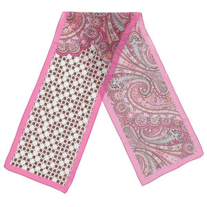 Chal de Otoño/Invierno para Mujer, Mezcla de Fibra de Cobre y Amoníaco, Estilo Indio, Flores Pintadas a Mano, Largo, Cálido, Ligero y Transpirable - Product Image 2