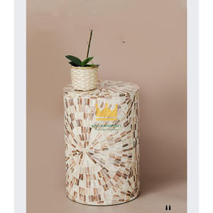 Ottomanes modernes en nacre décorative multifonctionnelles pour la chambre à coucher, l'école, le salon, l'hôtel et le restaurant, touche élégante pour la maison - Product Image 3