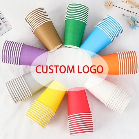 4 Bubble Tea Paper Cup 8 Oz Hot
