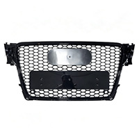 Pour Audi A4 B8 2008-2012, calandre avant en nid d'abeille, style RS, grille de ventilation sport, amélioration extérieure