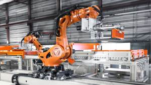 Robot Linear Rail Linear Track With KR 120 R3100 Industrial Robot for Linear Robot Arm Palletizing Handling Assembly - Product Image 1