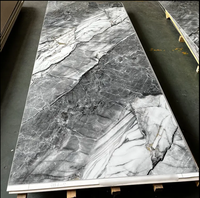 Paneles de Espuma Laminada de PVC Serie Mármol, 3 mm de Grosor, Impresión UV, Paneles de Techo y Pared, Láminas de Plástico Rígido para Corte de Muebles