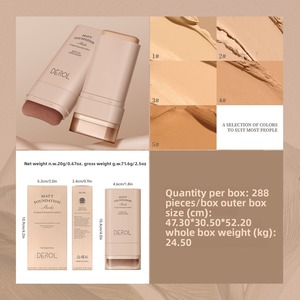 Stick de fond de teint, stick correcteur, stick de contouring, stick de maquillage crème avec pinceau intégré, correcteur visage pour femme - Product Image 4