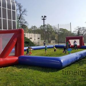 Campo Sportivo Gonfiabile da <span class=keywords><strong>Strada</strong></span> Personalizzato, Campo da Calcio Gonfiabile 3v3 con Soffiatore d'Aria, Spedizione via Mare - Product Image 3