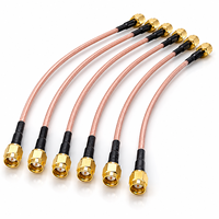 Câble coaxial RF Pigtail RG178 RG316 SMA Mâle-Femelle de 10, 15, 20 cm pour antenne de signal de drone WiFi GPS