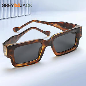 Lunettes de soleil carrées Kg2540 pour femmes, monture en métal, verres polarisés TAC UV400, couleur écaille, style haut de gamme tendance - Product Image 4