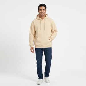Sudadera con el Mejor Diseño para Hombre, Tejido Grueso 100% Algodón, Ropa Urbana Básica, Sudadera de Algodón Combinado para Hombre - Product Image 1
