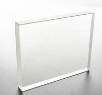 Substrat en silice fondue haute pureté JGS1, plaque de quartz transparente 275 nm passant la lumière UV, lentille carrée pour instruments optiques