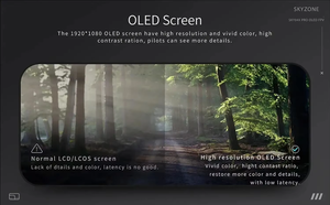 स्काईज़ोन स्काई04o प्रो एफपी गोगल्स 5.8 घज 48ch निर्मित प्लास्टिक/धातु डीवीडी लंबी दूरी के रेसिंग ड्रोन के लिए - Product Image 6