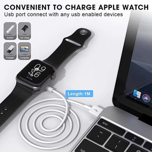 นาฬิกาแม่เหล็กแบบพกพาที่ชาร์จไร้สายสำหรับ <span class=keywords><strong>Apple</strong></span> <span class=keywords><strong>Watch</strong></span>, S10ซีรีส์ iWatch S9/9/8/7/6อัลตร้า5/4/3/2 <span class=keywords><strong>SE</strong></span> ชาร์จเร็ว USB Type C - Product Image 3