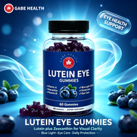 Gummies de Lutéine et Zéaxanthine en Gros pour la Santé Oculaire, 60 Gummies, Soutien Visuel Myrtille, Protection Contre la Lumière Bleue, Confort Oculaire, Soutien Maculaire, OEM