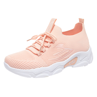 Chaussures de sport décontractées pour femmes de haute qualité, confortables, tendance, respirantes, en tissu tissé, antidérapantes, pour la marche