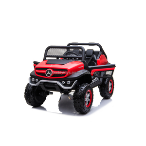 VIP Buddy New Unisex Kids Electric Ride-on Toy con licenza Mercedes Benz Unimog <span class=keywords><strong>camion</strong></span> per età 5-7 materiale plastico alimentato a batteria - Product Image 1