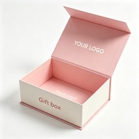 Boîte magnétique pour emballage cadeau, boîte en papier de luxe haut de gamme, logo personnalisé, estampage à chaud, boîte magnétique pour cosmétiques de luxe, soins de la peau