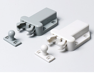 GQK Serrure de porte à pression en plastique de type dissimulé Grande serrure de porte tactile à rebond en plastique - Product Image 5