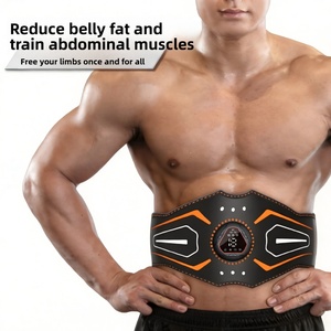 Ceinture EMS intelligente pour abdominaux – Appareil de fitness paresseux pour les muscles abdominaux – Masseur adhésif - Product Image 2