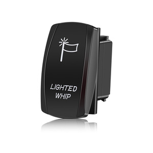 Interrupteur à bascule lumineux pour bateau, yacht, camping-car, panneau de commande étanche, matériau ABS - Product Image 1