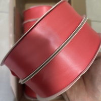 Ruban polyester double face rose vif de qualité supérieure, largeur 1,5 pouce, rouleau de 100 yards, 4 cm, idéal pour les bouquets et les fleurs DIY.