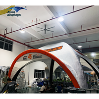 Sports de plein air tente de course publicité Spider X Air Dome Gazebo marque personnalisée salon commercial tente gonflable à vendre