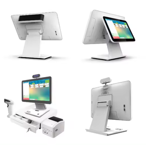 15.6 inç dokunmatik ekran POS terminali yazarkasa POS cihazı LED8 VFD220 perakende Fast Food POS sistemi için 11.6 inç 2nd ekran - Product Image 5